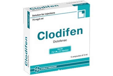 CLODIFEN 75 MG/3 ML I.M. AMPUL (5 AMPUL)